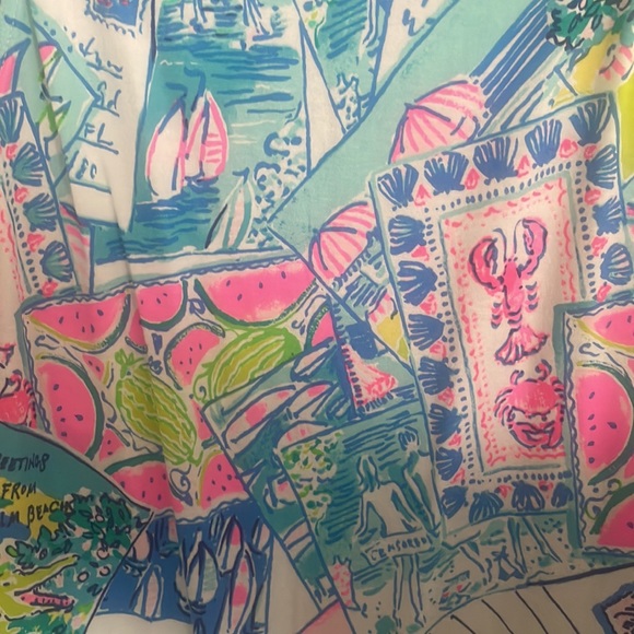 Brand New with Tags Lilly Pulitzer Dayley Romper in “Pop Up Wish You Were Here” - Picture 2 of 6